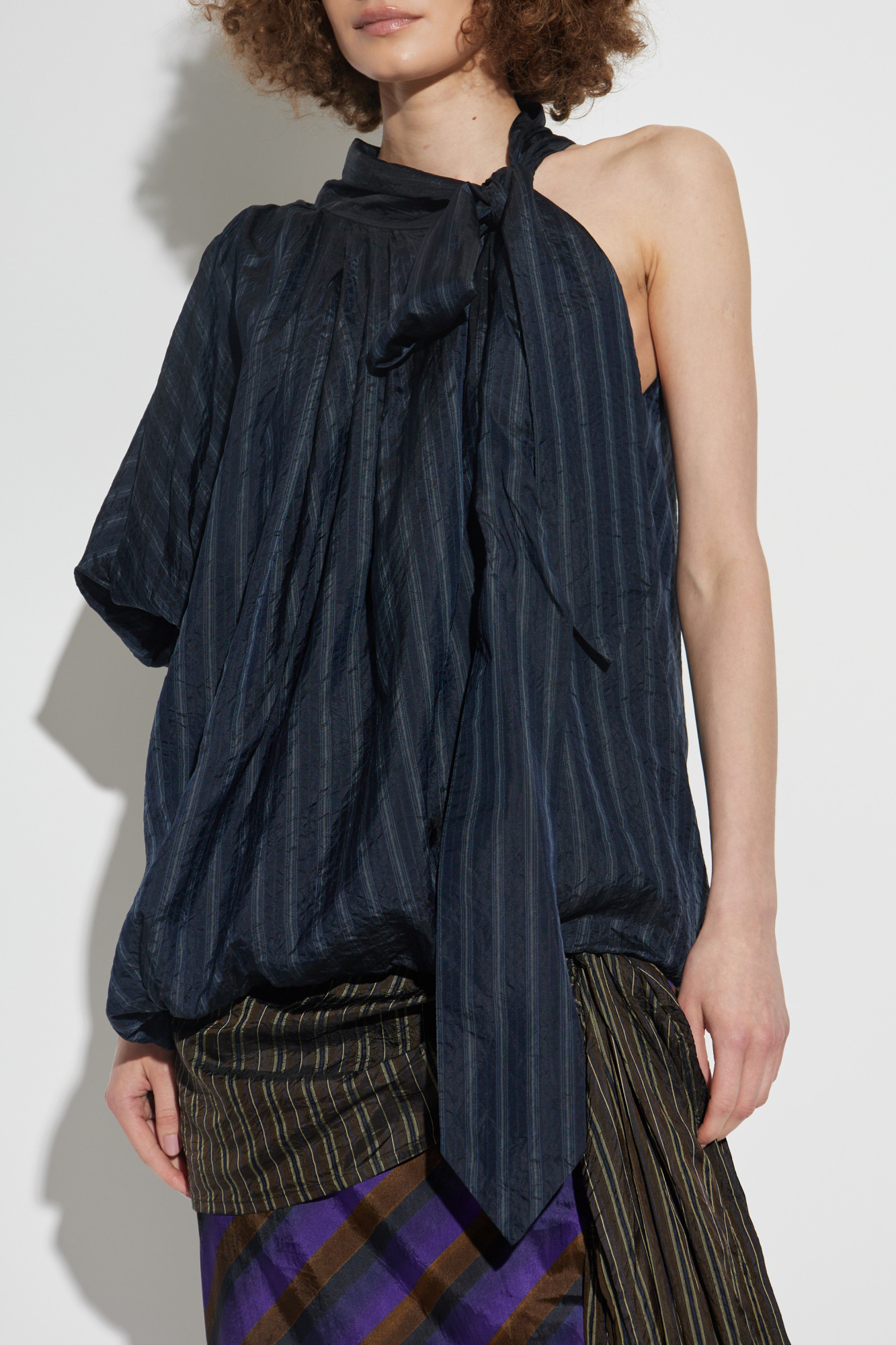 Navy blue Top 'Crunch' Dries Van Noten - Vitkac France